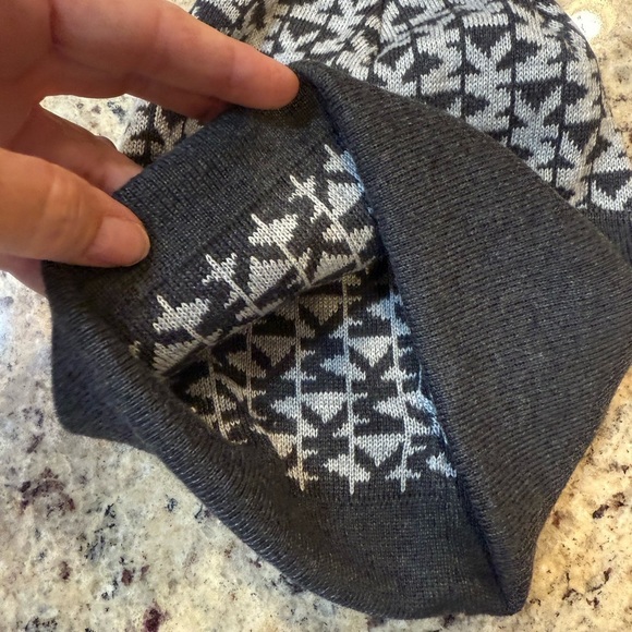 Michael Kors Black & Gray Beanie - Picture 2 of 3
